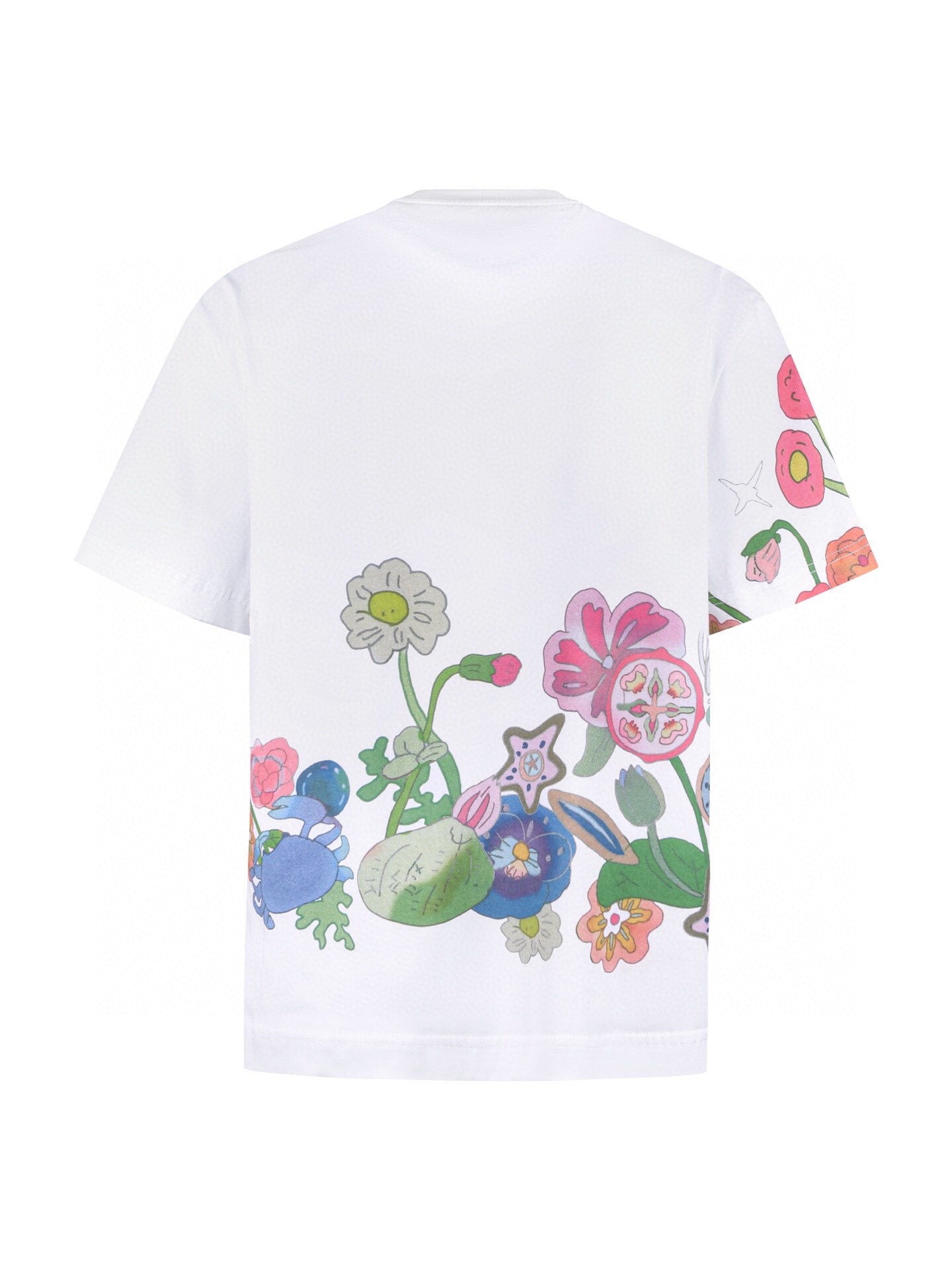 フェンディ バタフライフローラルTシャツ ホワイト 詳細画像 2