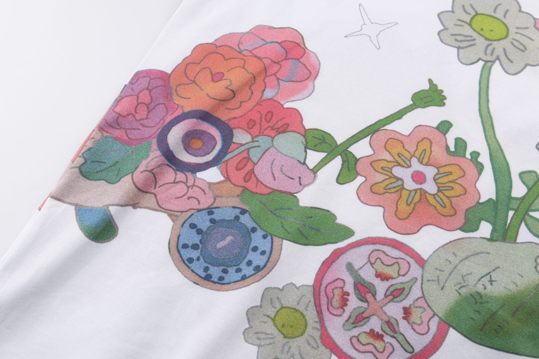 フェンディ バタフライフローラルTシャツ ホワイト 画像 6