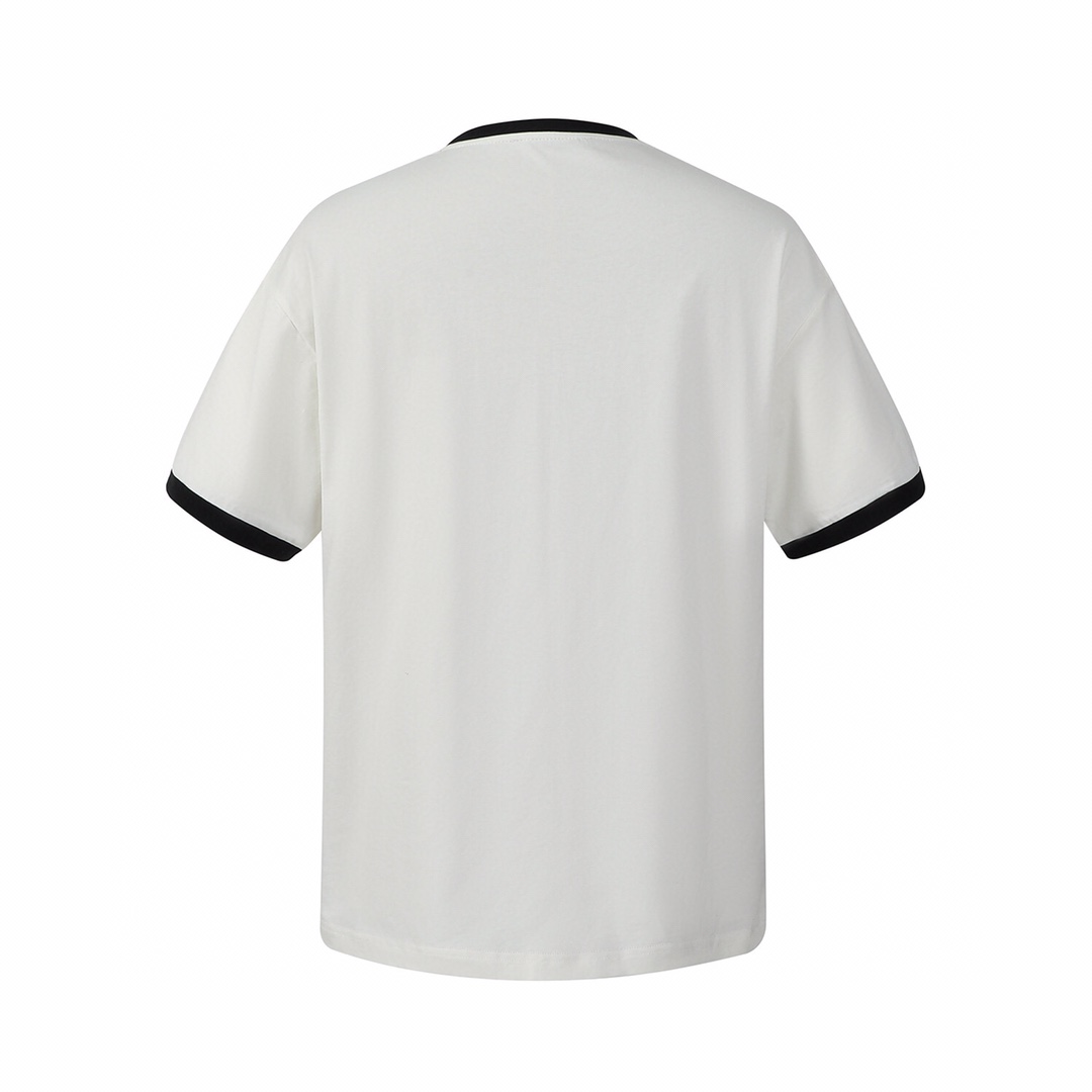 ミュウミュウ 配色ロゴTシャツ ホワイト 詳細画像 2