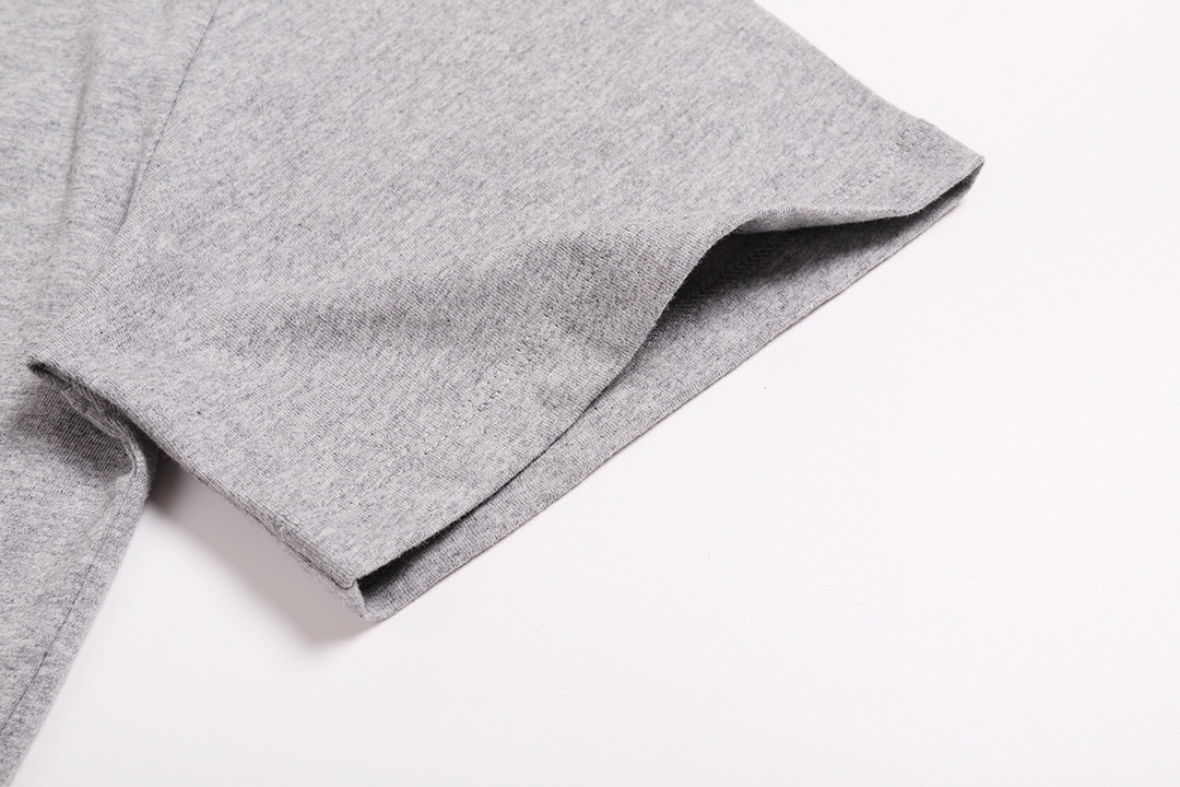ミュウミュウ アップリケ刺繍Tシャツ グレー 画像 6
