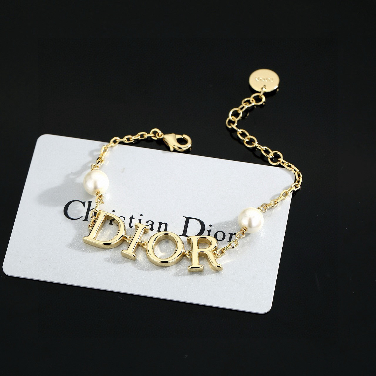 ディオール ロゴレター Dior Tribales チェーン ブレスレット 詳細画像 2