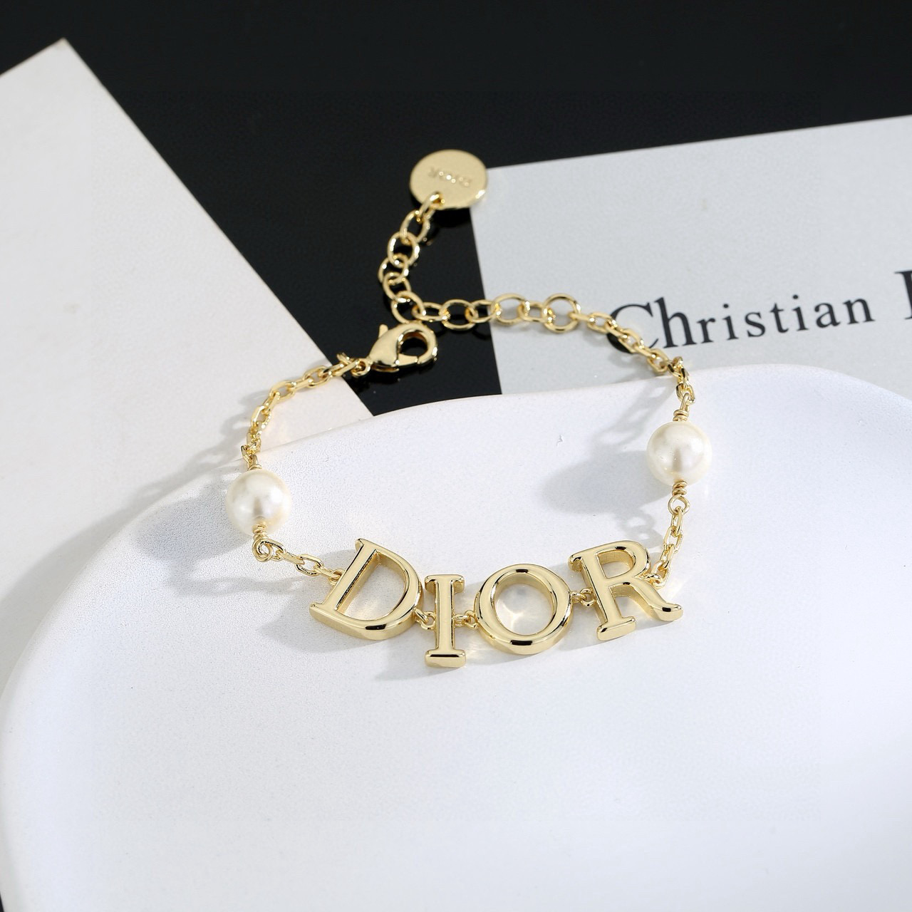 ディオール ロゴレター Dior Tribales チェーン ブレスレット 詳細画像 3