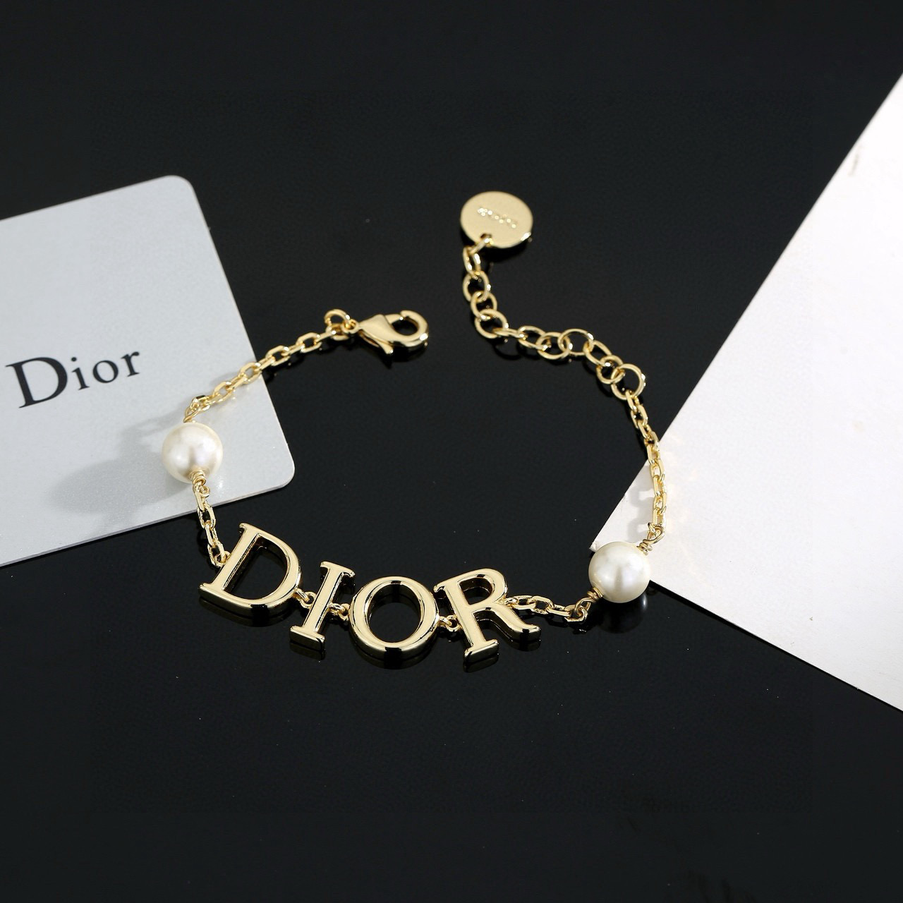 ディオール ロゴレター Dior Tribales チェーン ブレスレット 画像 4