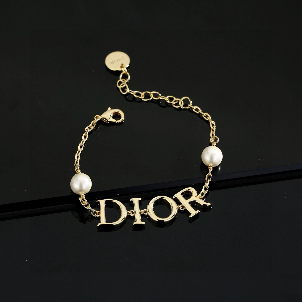 ディオール ロゴレター Dior Tribales チェーン ブレスレット 画像 6