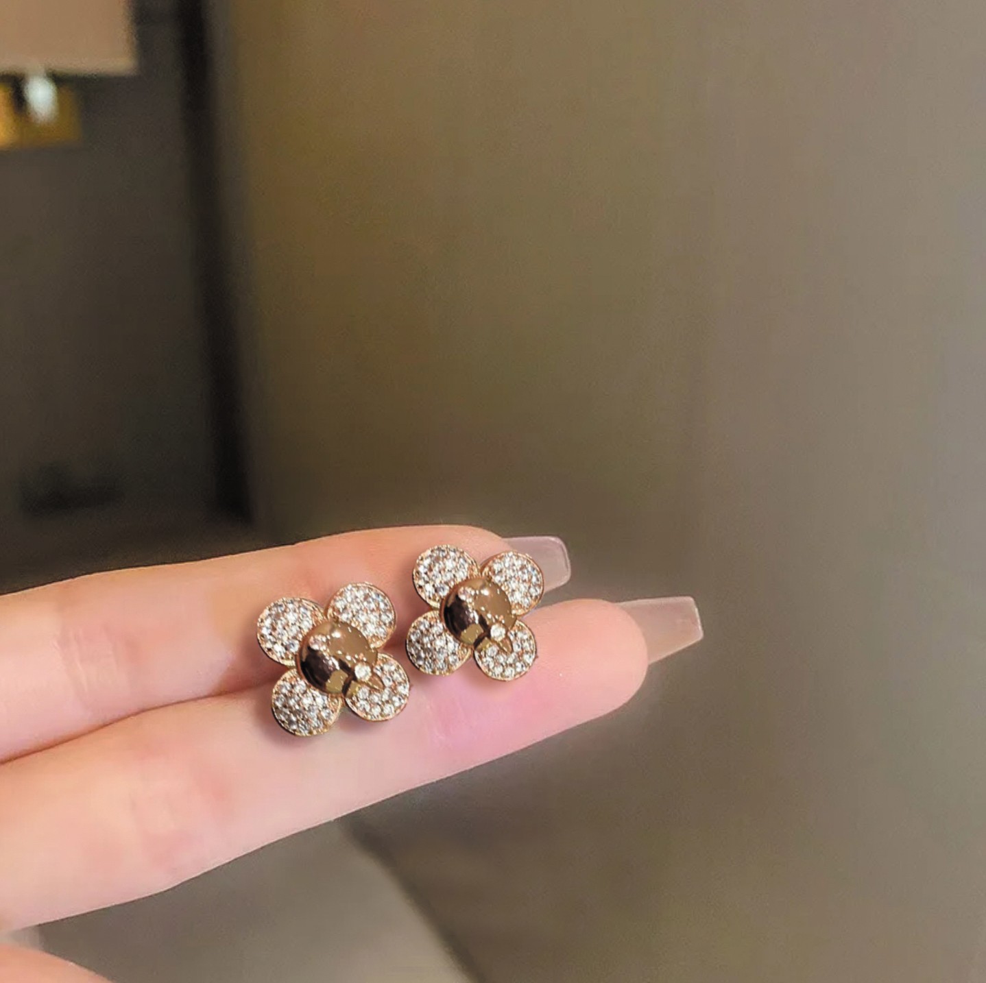 ルイヴィトン サンフラワー ピアス ゴールド 画像 4