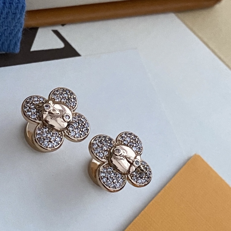 ルイヴィトン サンフラワー ピアス ゴールド 画像 6