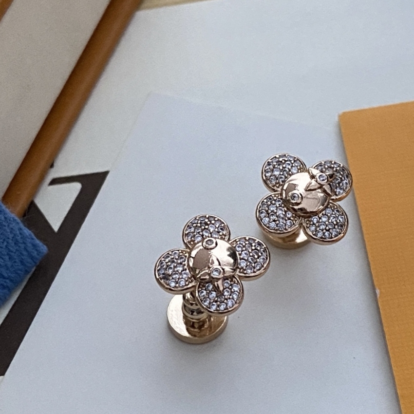 ルイヴィトン サンフラワー ピアス ゴールド 画像 9