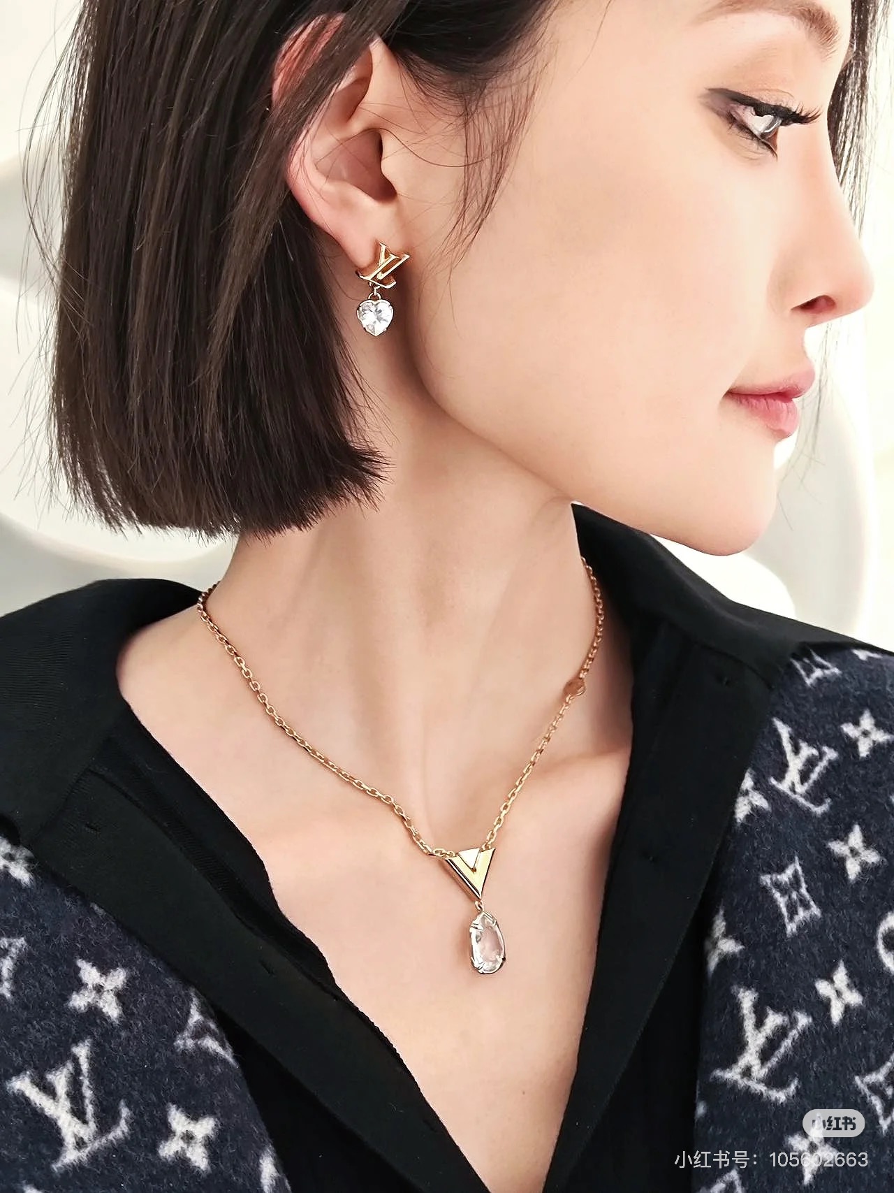 ルイヴィトン ヴィンテージ ピアス 画像 8