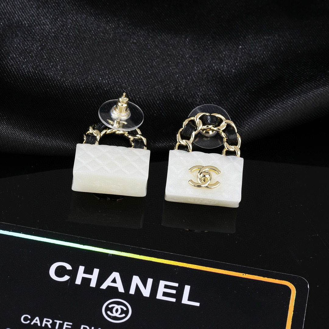 シャネル バッグモチーフ ピアス ミニバッグ セット 画像 7