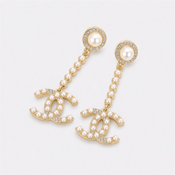 シャネル ピアス ゴールド パール アンカードロップ