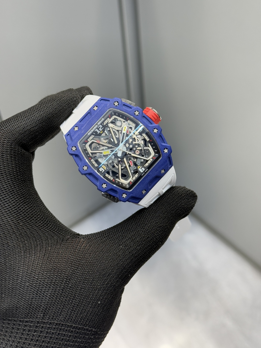 リシャール・ミル カーボン ブルー ウォッチ RM35-03 詳細画像 1