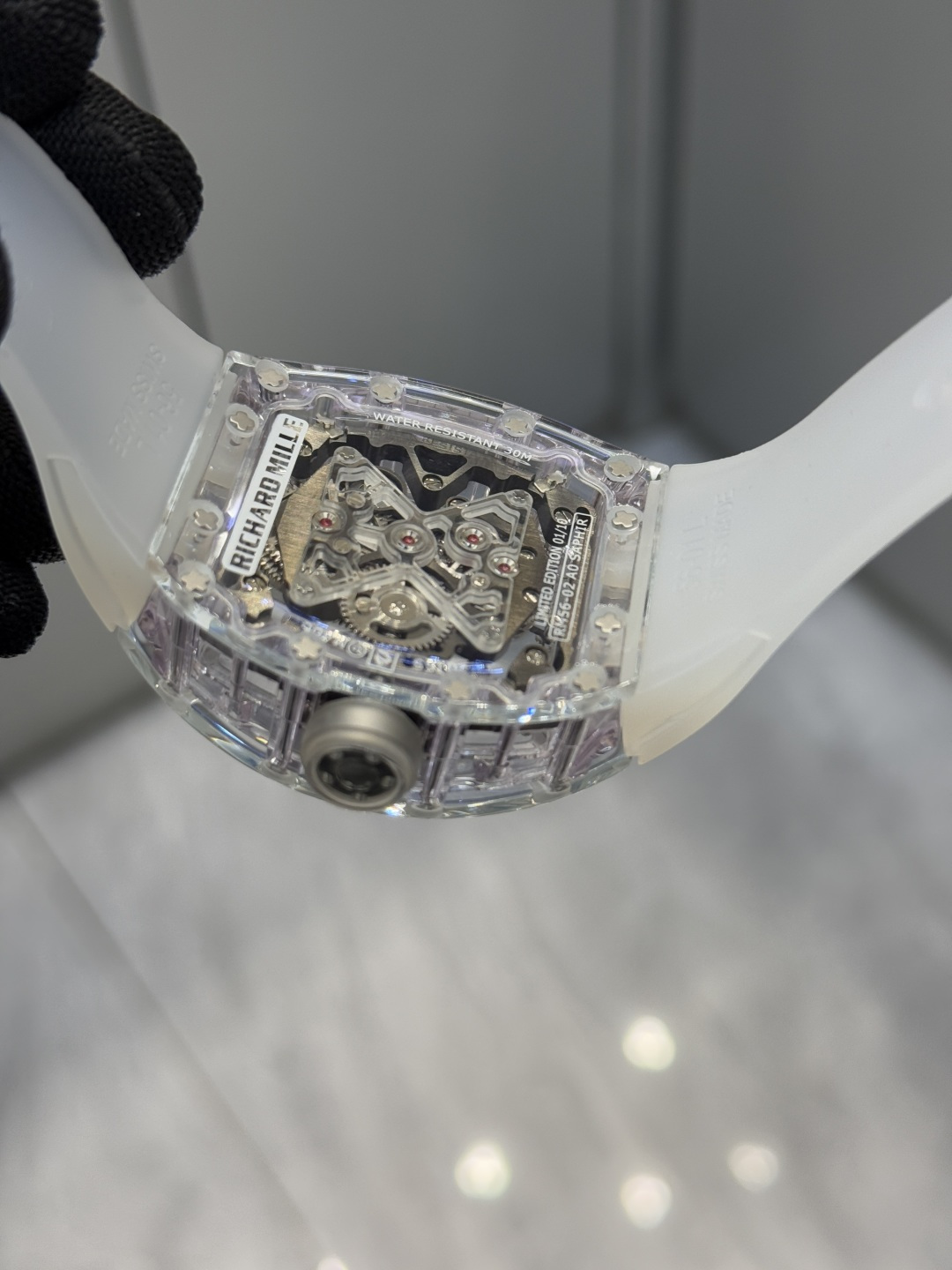 リシャール・ミル トゥールビヨン サファイアクリスタルケース ブルー スチール ウォッチ RM56-02 画像 7