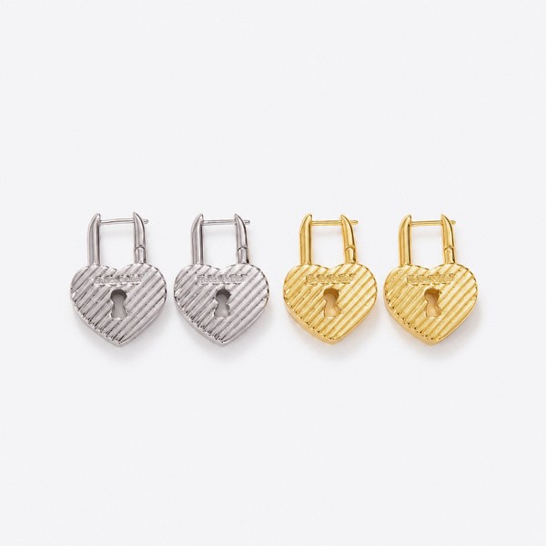 バレンシアガ イエロー ピアス ミニ BB ロゴ セット