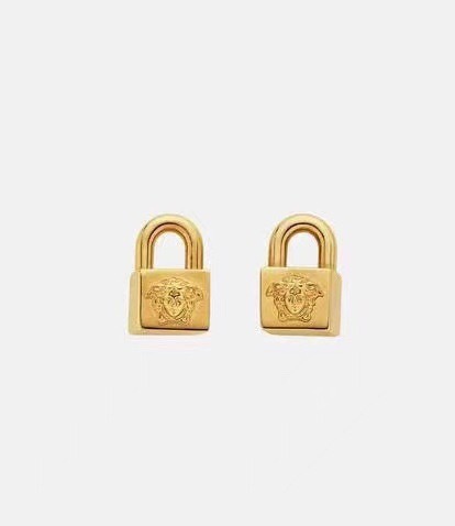 ヴェルサーチェ ピアス ゴールド パドロック ドロップ 詳細画像 1