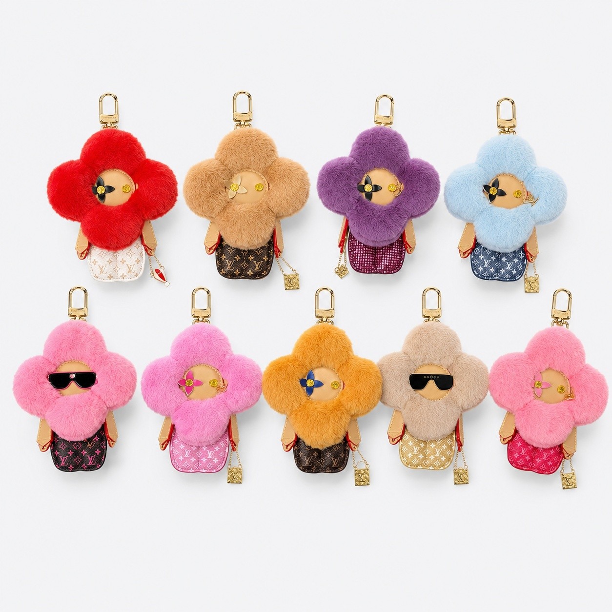 ルイヴィトン Micro Vanity Case デューン ベージュ ホワイト ブラウン モノグラム セット M03812