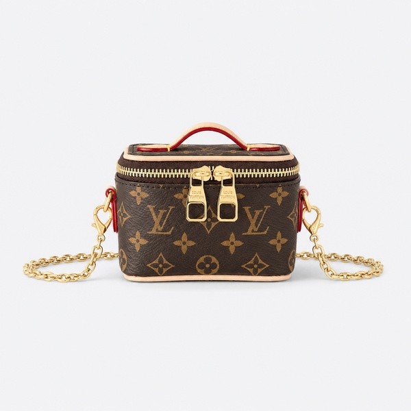 ルイヴィトン Micro Vanity Case デューン ベージュ ブラウン モノグラム M03812