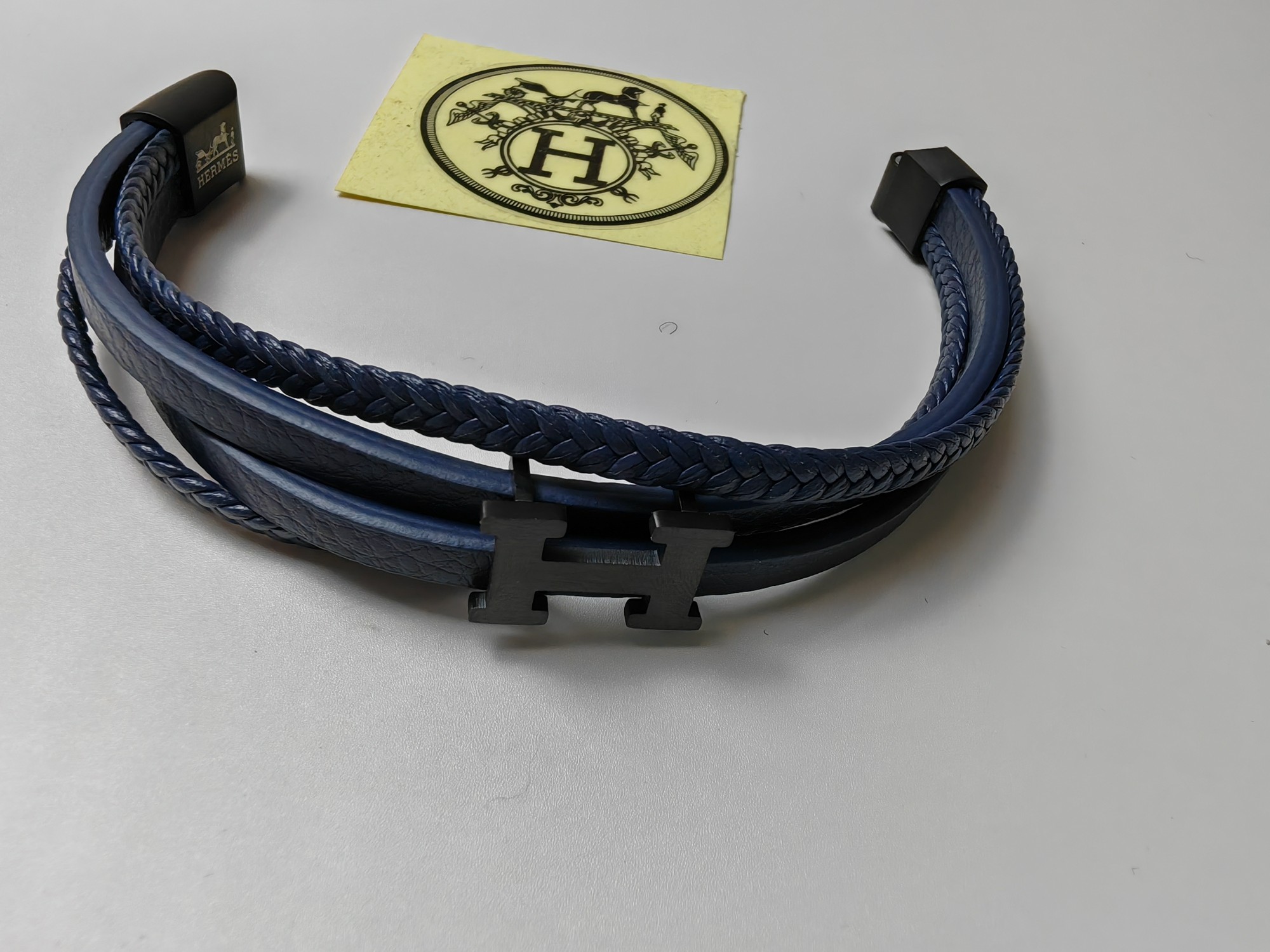 エルメス ブレスレット ブルー ブルー H ブレスレット 画像 4