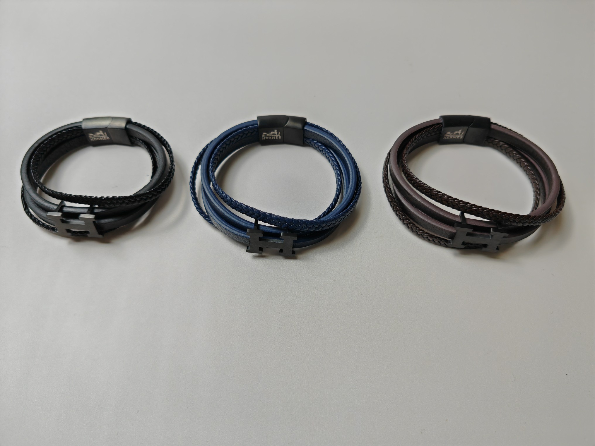 エルメス ブレスレット ブルー ブルー H ブレスレット 画像 8