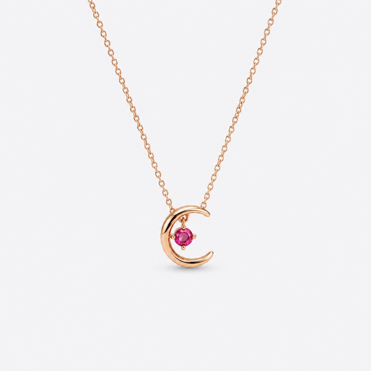 シャネル ネックレス レッドストーン ペンダント