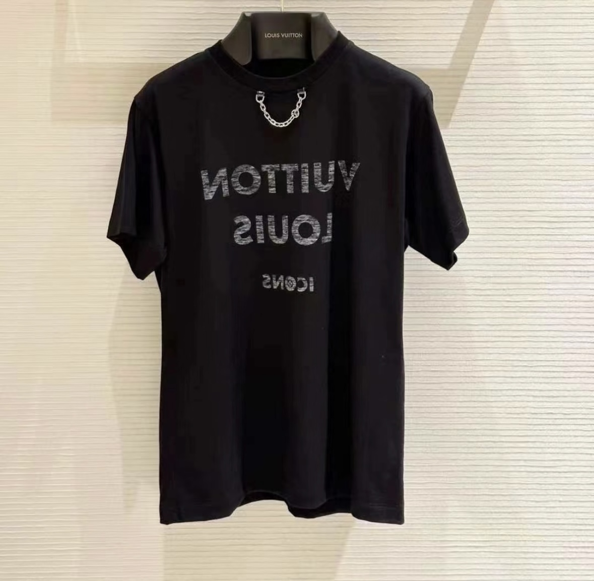 ルイヴィトン ウィメンズ グラフィック Tシャツ ブラック 画像 9