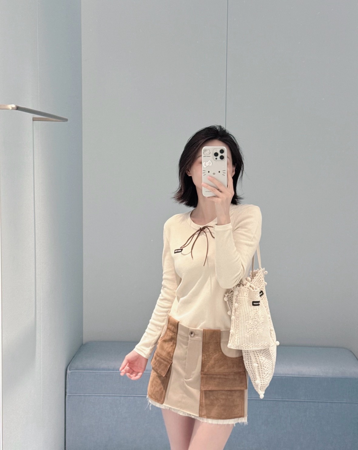 ミュウミュウ ロングスリーブ トップ 26SS 画像 6