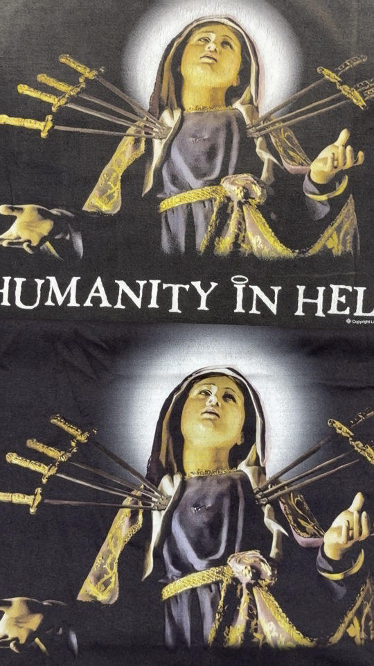 セント マイケル SS Tシャツ Jesus ブラック 画像 9