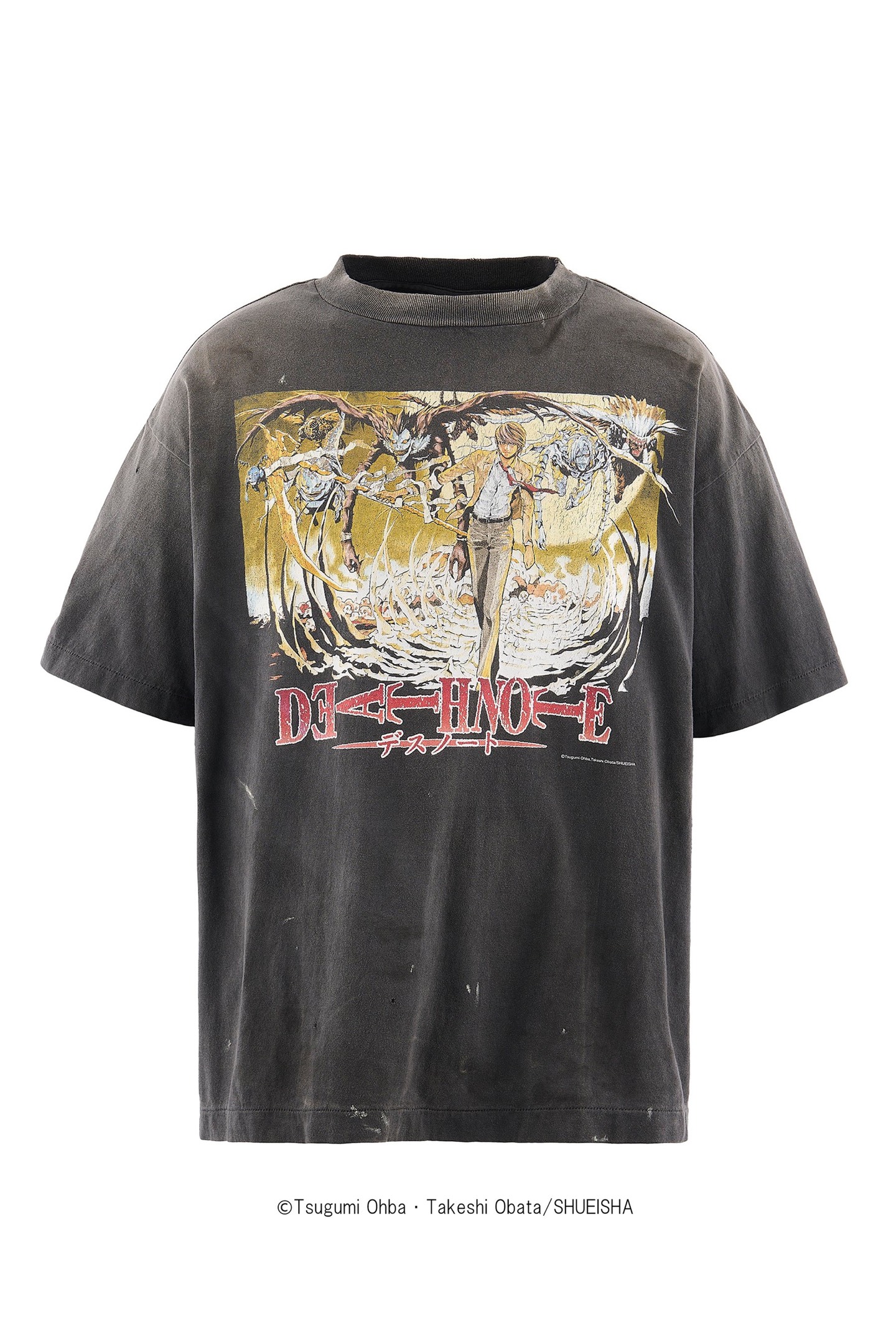 セント マイケル x 進撃の巨人 AOT_SS Tシャツ ブラック 画像 5