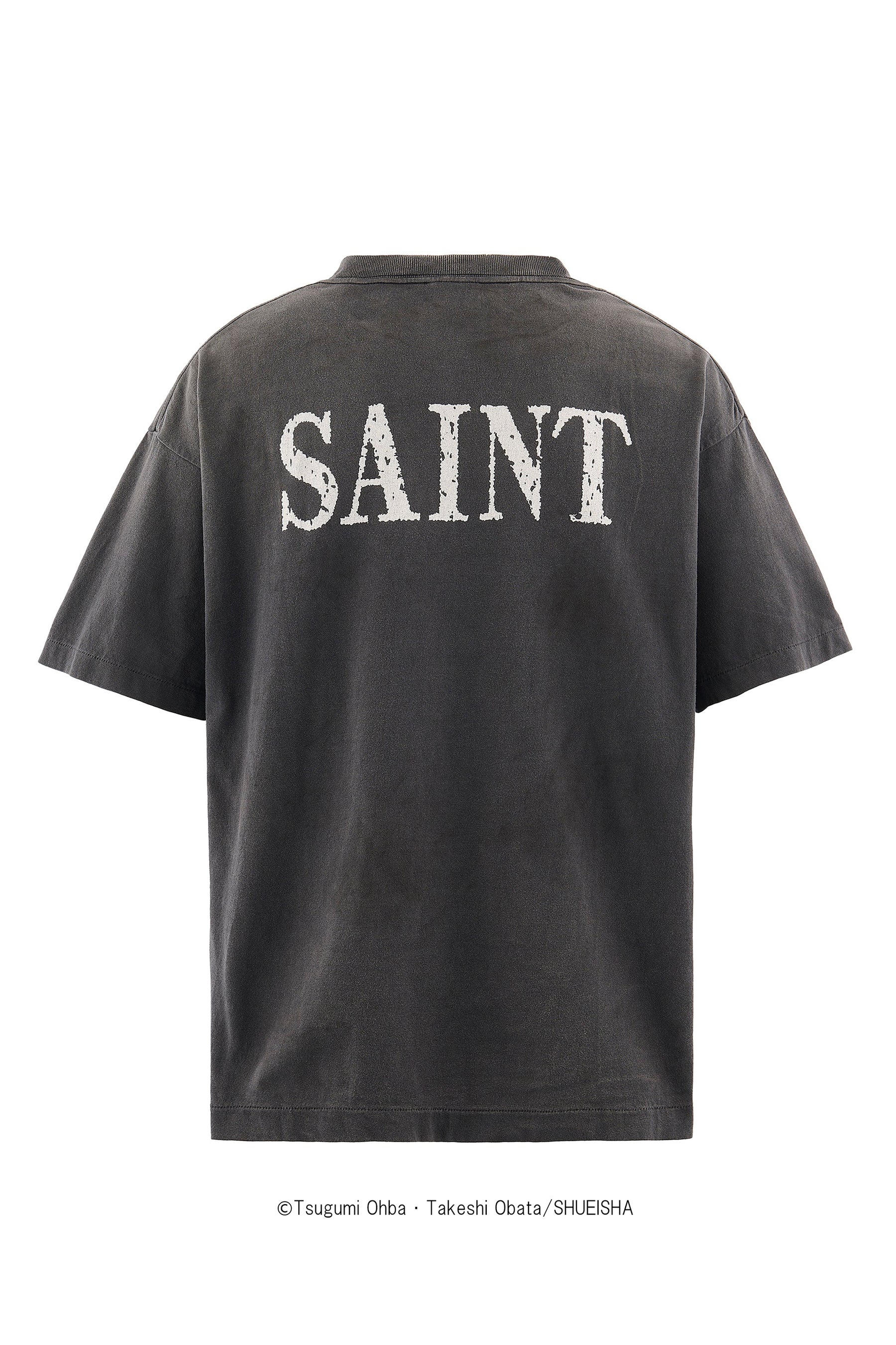 セント マイケル x 進撃の巨人 AOT_SS Tシャツ ブラック 画像 6
