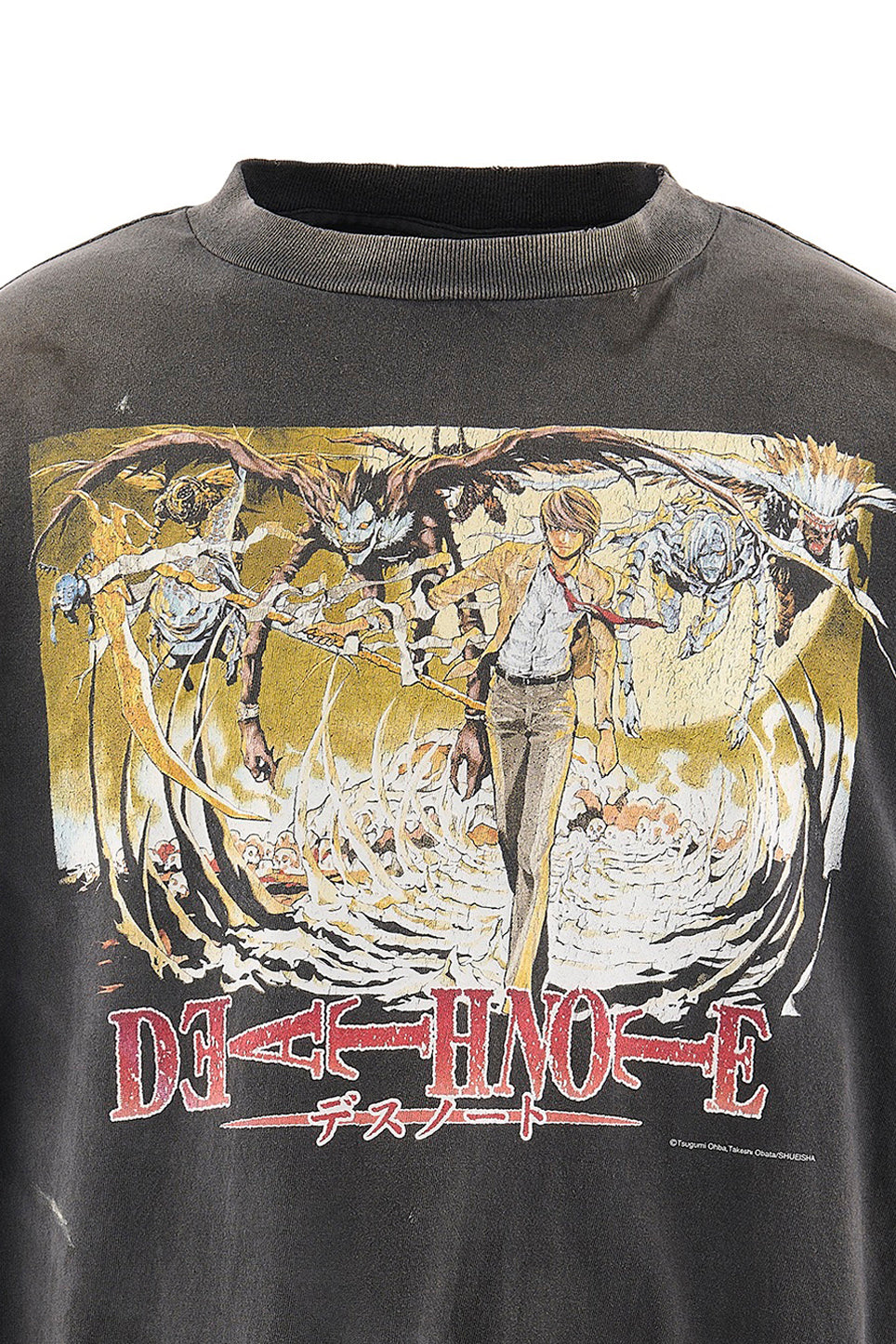 セント マイケル x 進撃の巨人 AOT_SS Tシャツ ブラック 画像 7