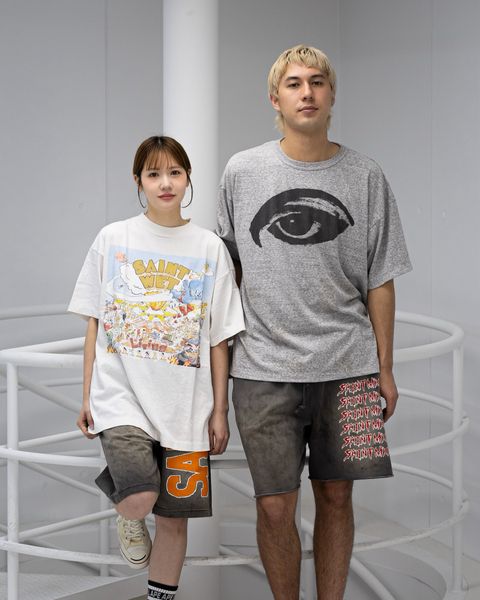 セント マイケル SS Tシャツ Saint Wet ホワイト 画像 5