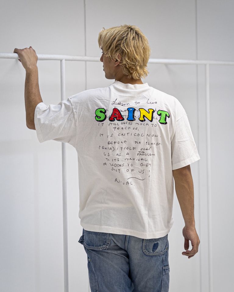 セント マイケル x ジェイミー・リード JR_SS Tシャツ E ホワイト 画像 6