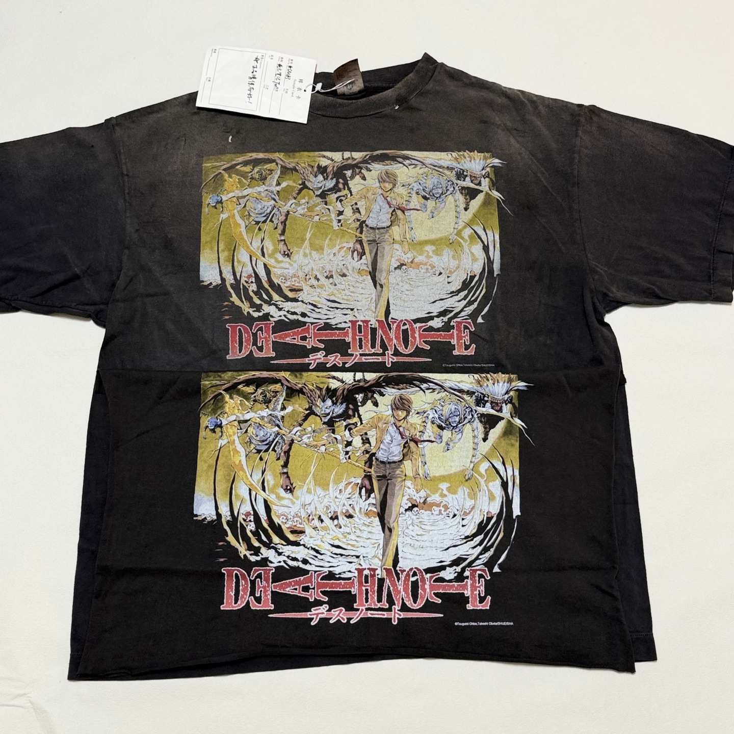 セント マイケル x デスノート DN_SS Tシャツ デスノート ブラック 詳細画像 1