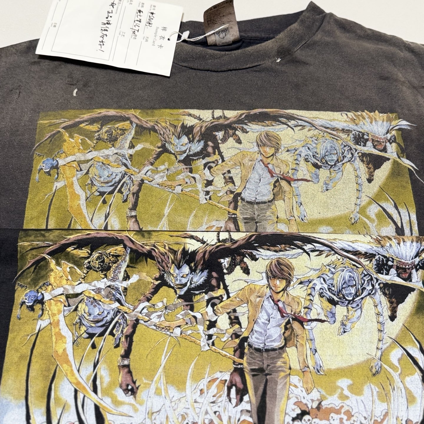 セント マイケル x デスノート DN_SS Tシャツ デスノート ブラック 詳細画像 3