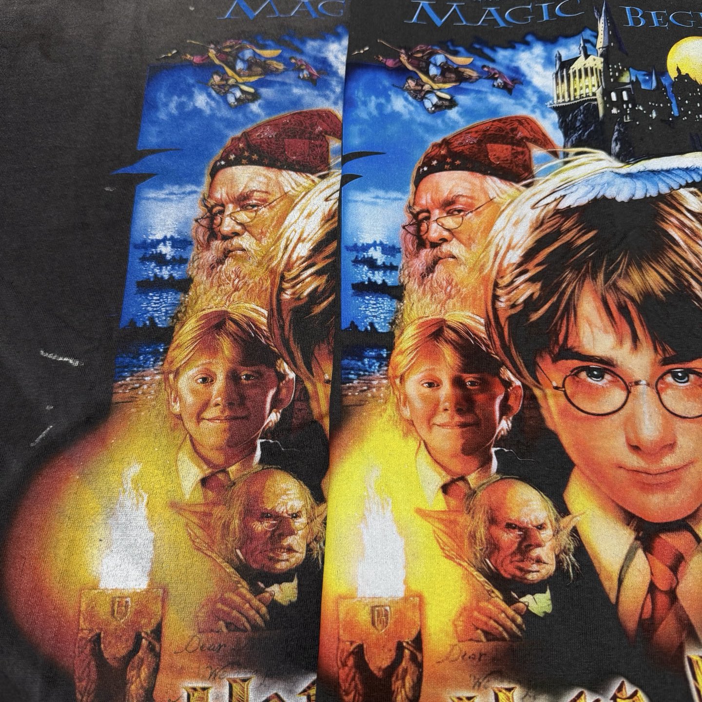 セント マイケル ハリー・ポッター HP_SS Tシャツ Philsphr's Stone ブラック 画像 6