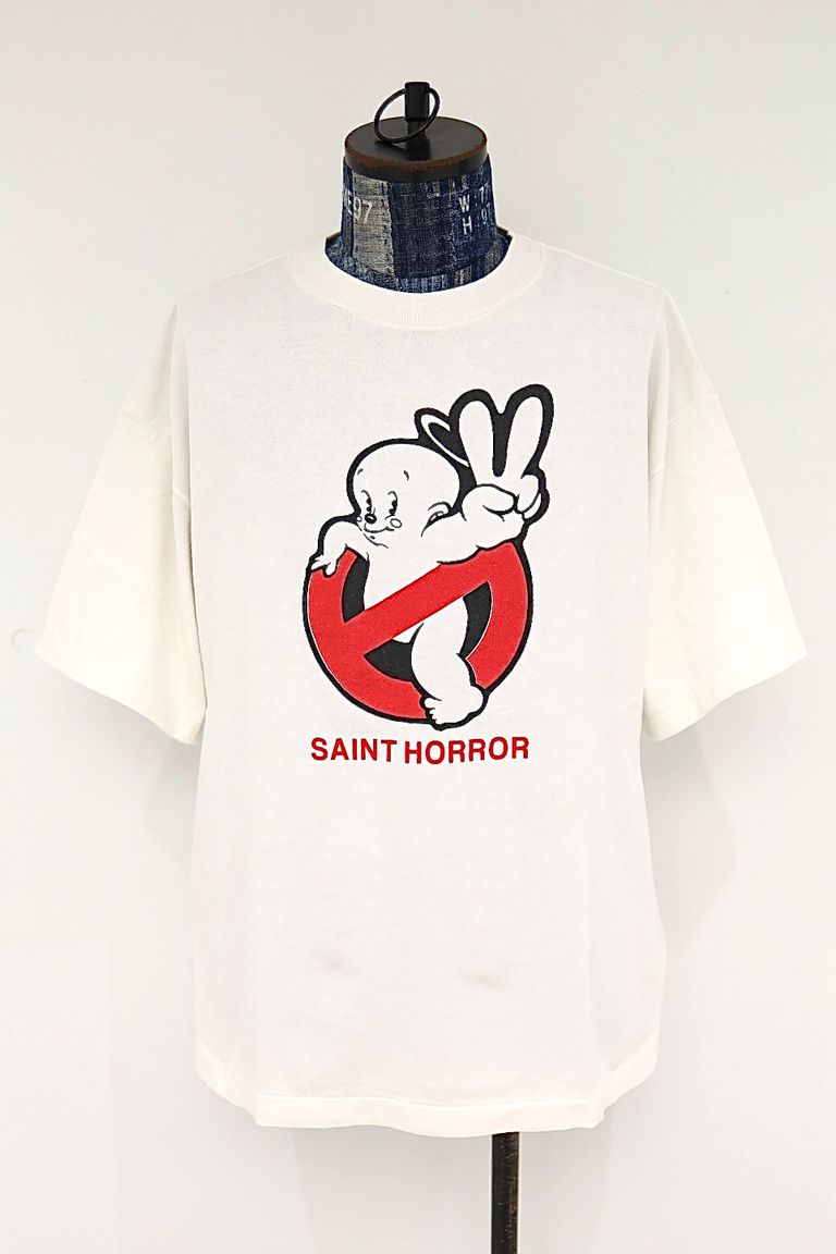 セント マイケル SS Tシャツ Saint Horror ホワイト 詳細画像 3