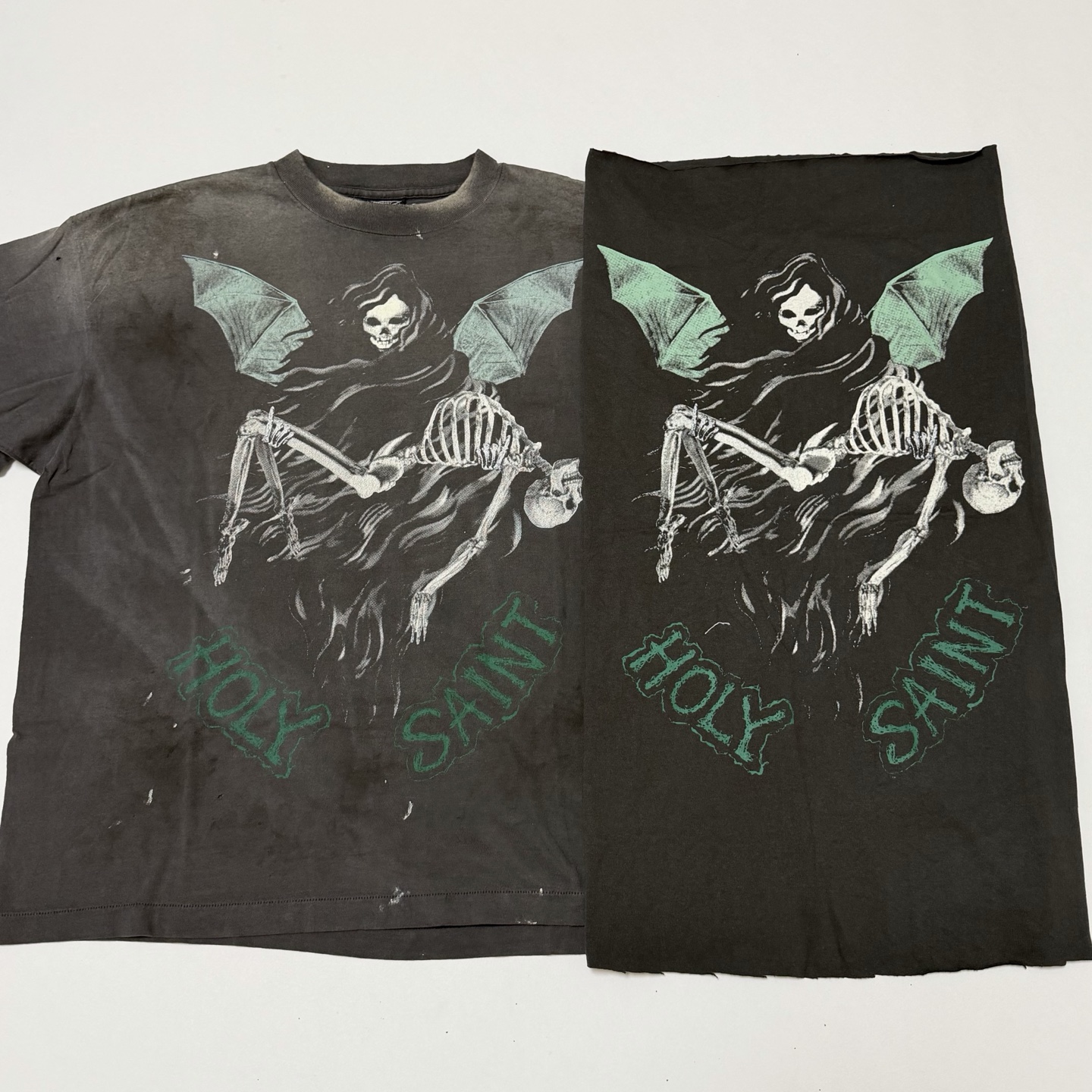 セント マイケル SS Tシャツ Holy Saint ブラック 詳細画像 1