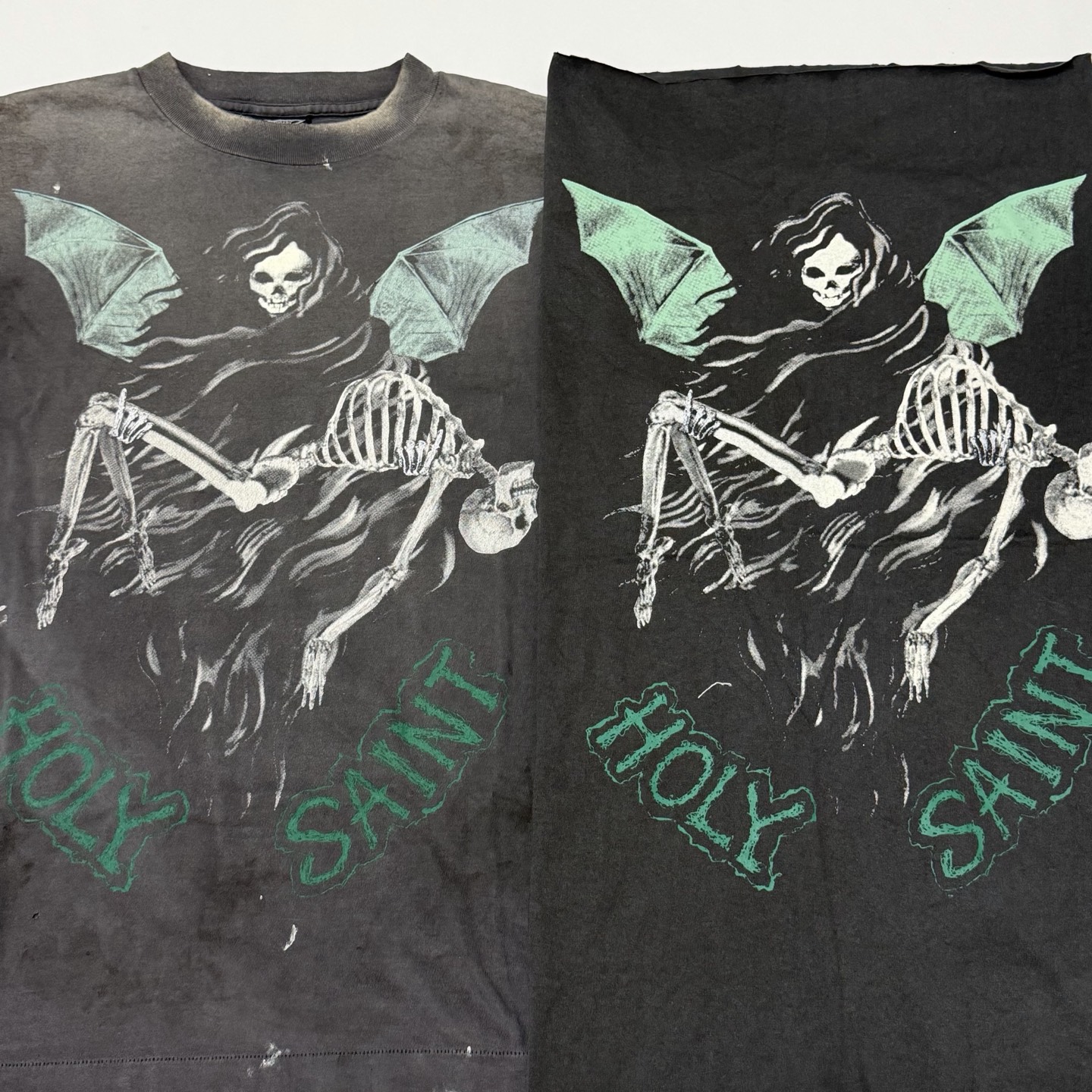 セント マイケル SS Tシャツ Holy Saint ブラック 詳細画像 2