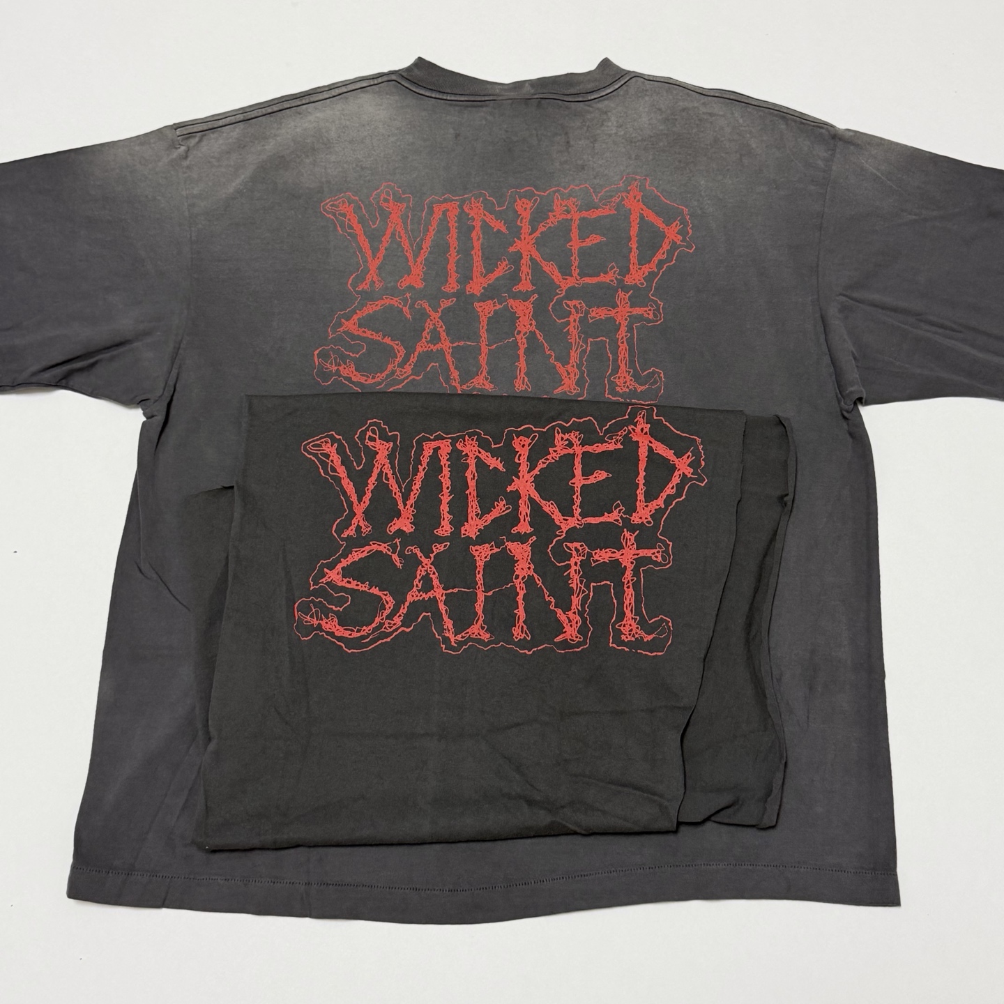 セント マイケル SS Tシャツ Holy Saint ブラック 画像 8