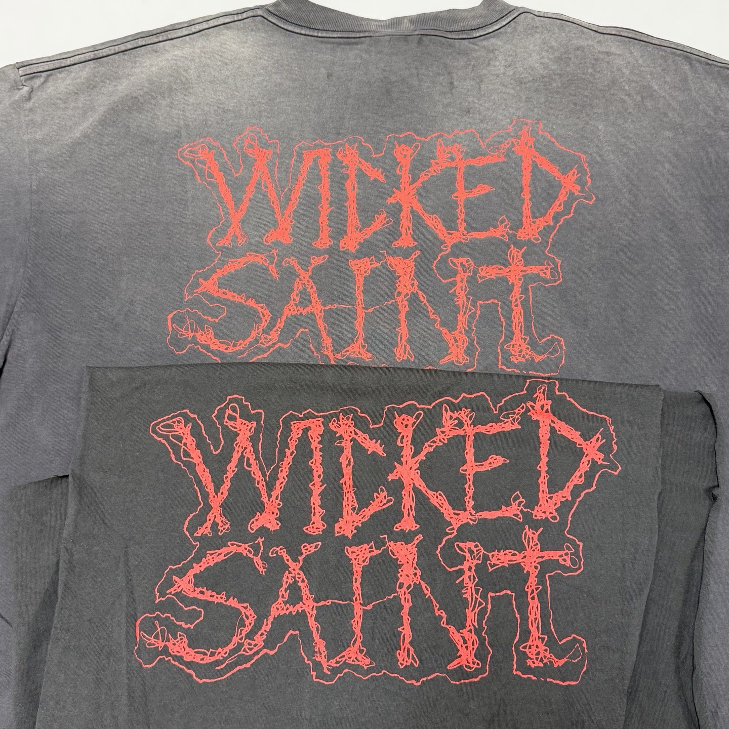 セント マイケル SS Tシャツ Holy Saint ブラック 画像 9