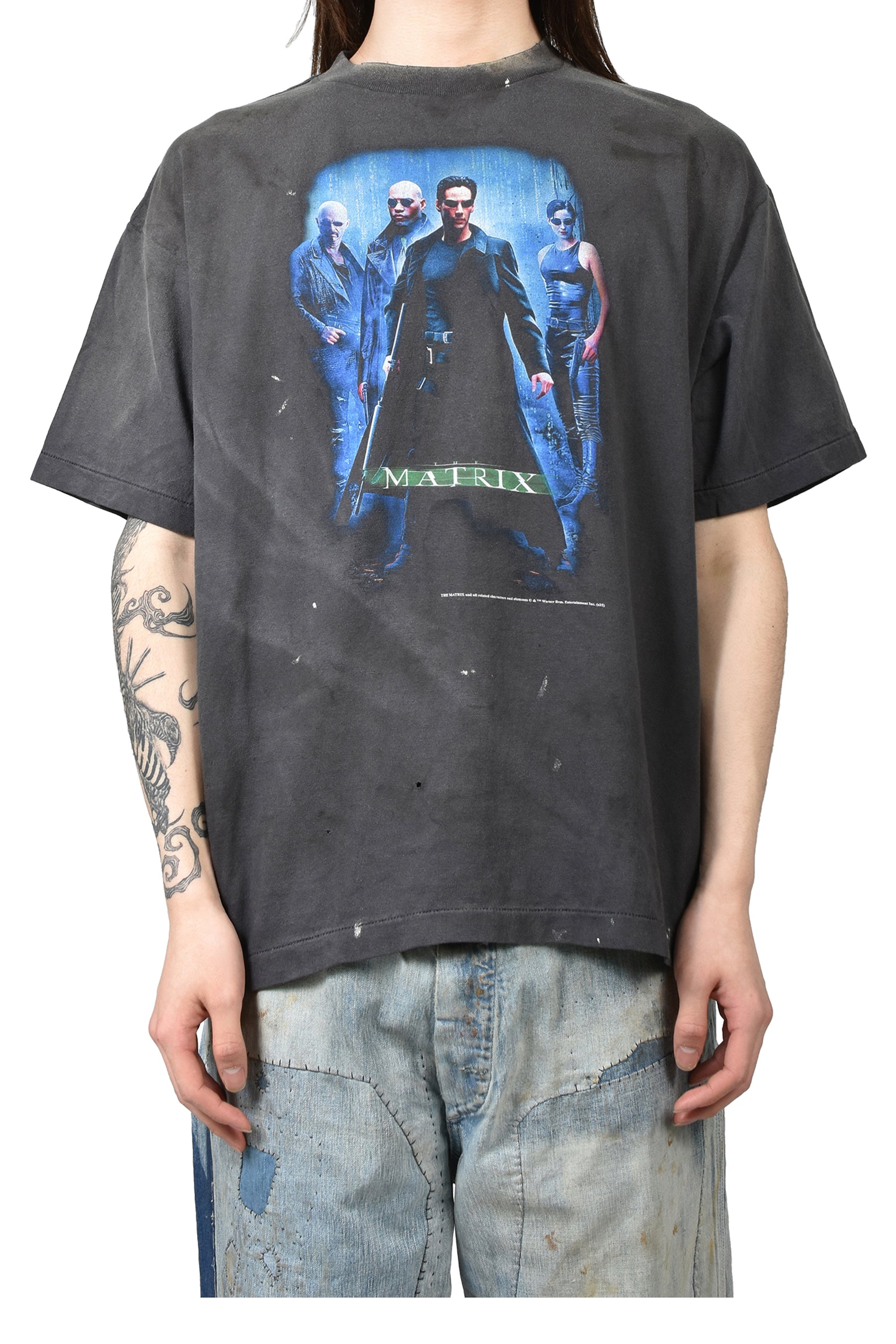 セント マイケル x マトリックス MTRX_SS Tシャツ Green Logo ブラック 画像 5