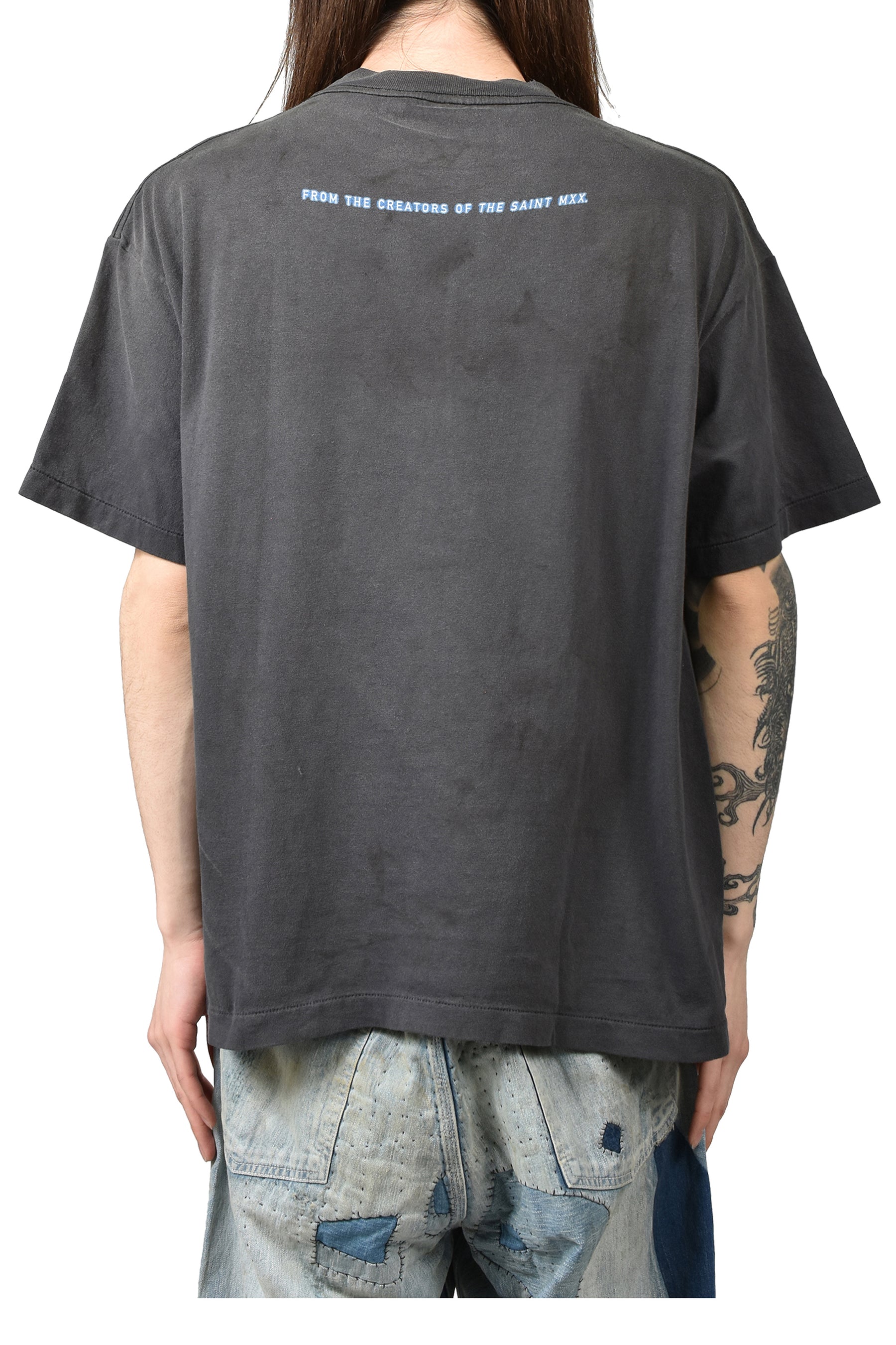 セント マイケル x マトリックス MTRX_SS Tシャツ Green Logo ブラック 画像 6