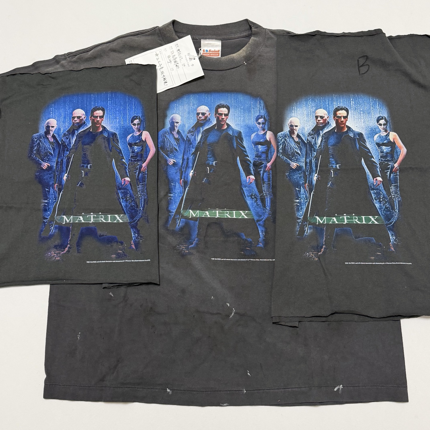 セント マイケル x マトリックス MTRX_SS Tシャツ Green Logo ブラック 画像 9