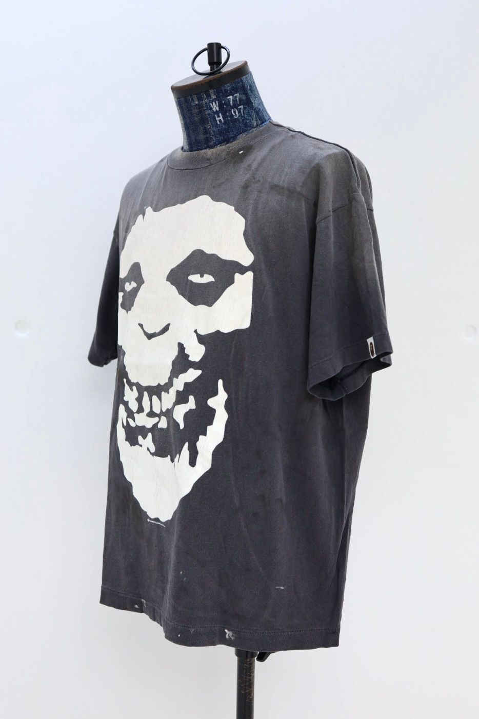セント マイケル x ベイプ BAPE_SS Tシャツ Always Love ブラック 詳細画像 3