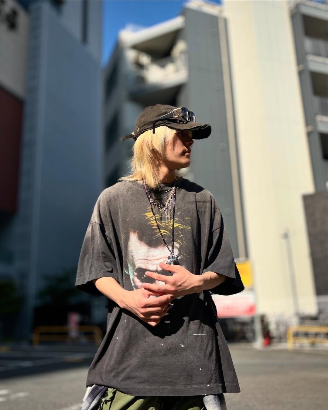 セント マイケル x トゥパック 2PC_SS Tシャツ 2PAC ブラック バリエーションA 詳細画像 3