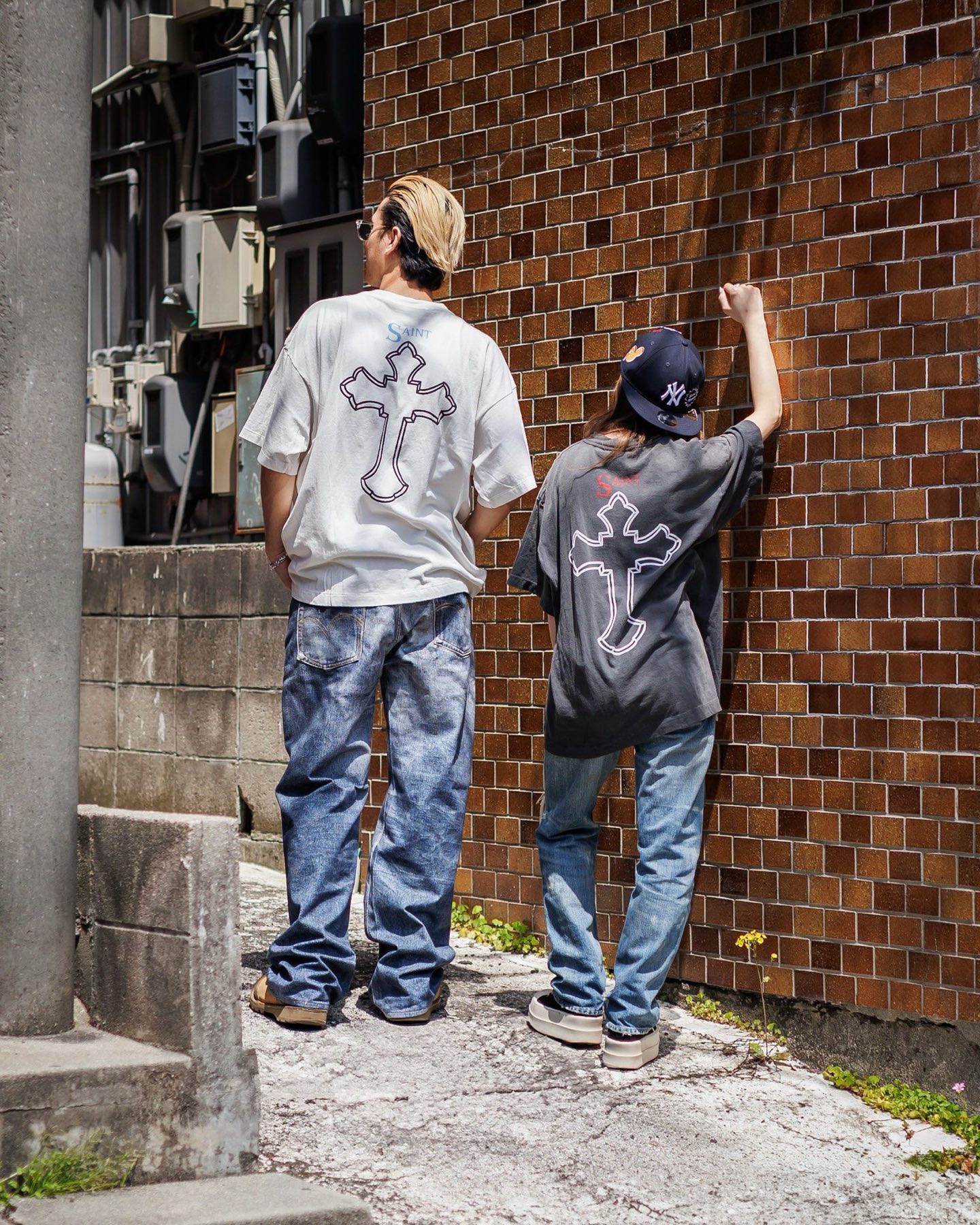 セント マイケル x トゥパック 2PC_SS Tシャツ 2PAC ブラック バリエーションB 画像 6