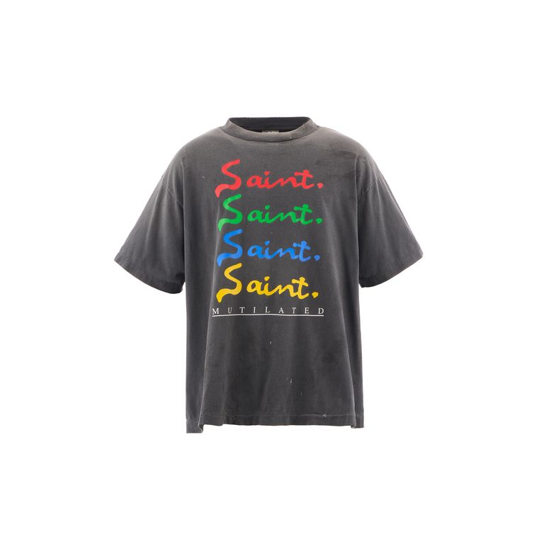 セント マイケル Mulated SS Tシャツ ブラック 画像 5