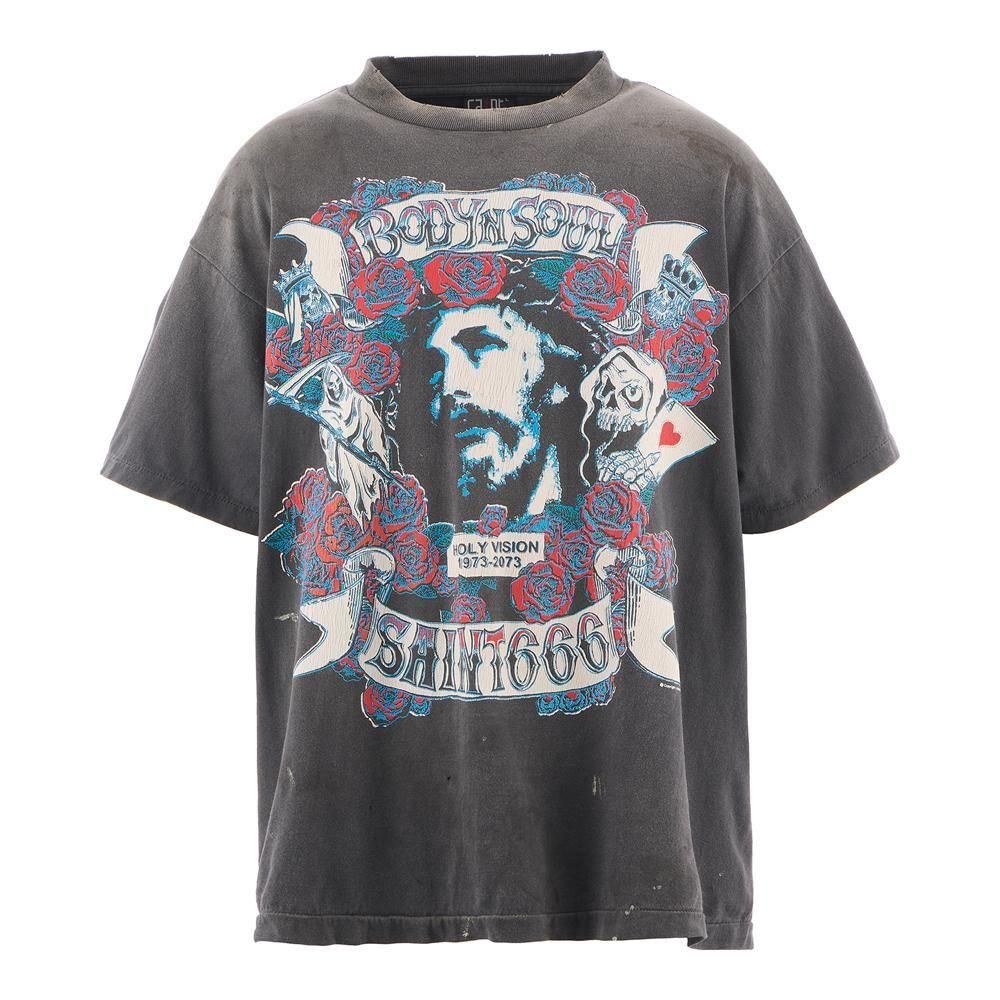 セント マイケル SS Tシャツ Bodyn Soul ブラック 詳細画像 1