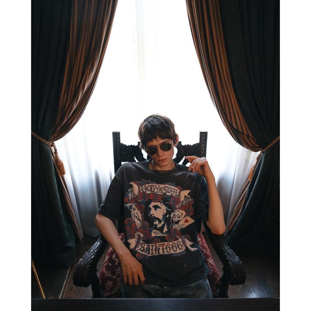セント マイケル SS Tシャツ Bodyn Soul ブラック 画像 9