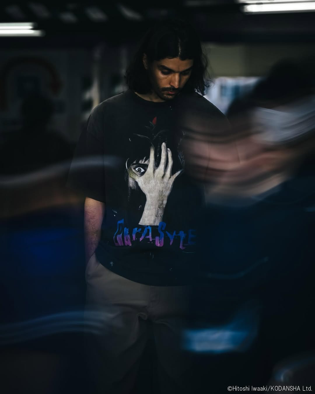 セント マイケル KJ_SS Tシャツ 寄生獣 シンイチ ブラック 画像 9