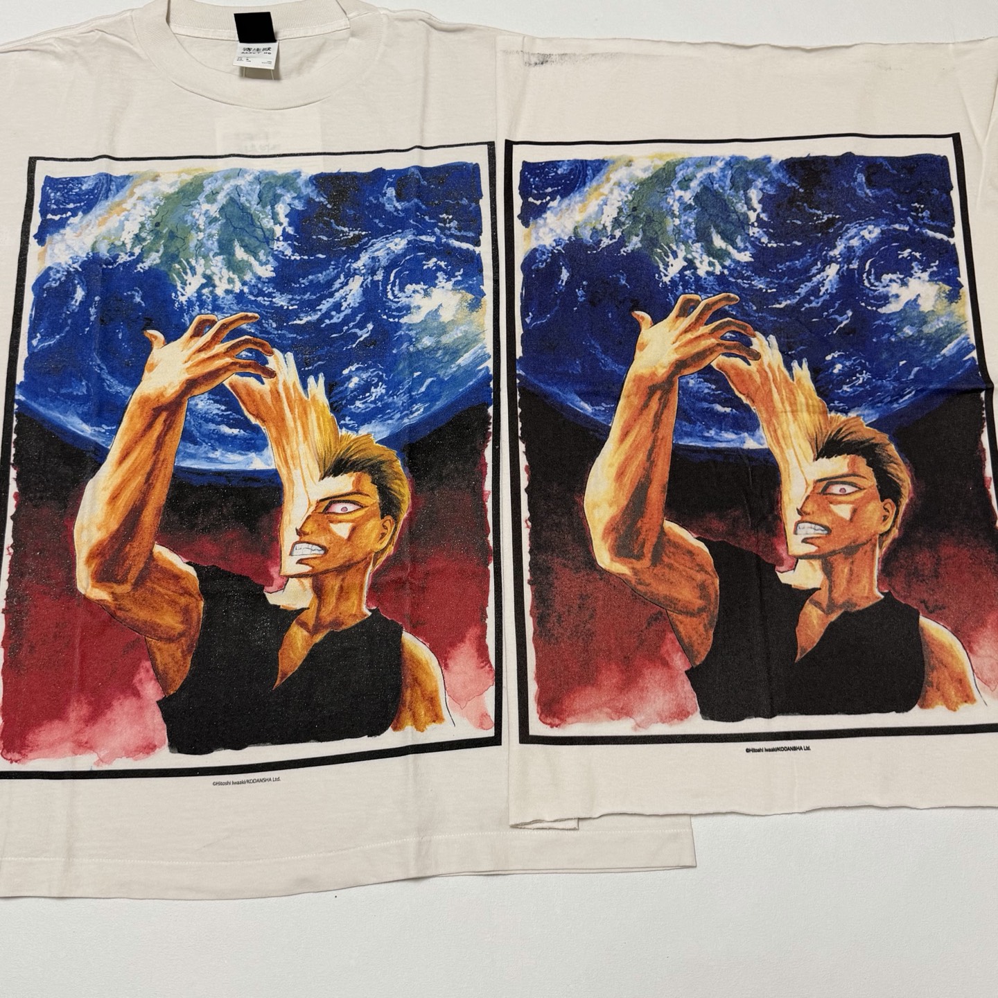 セント マイケル KJ_SS Tシャツ 寄生獣 ホワイト 詳細画像 2